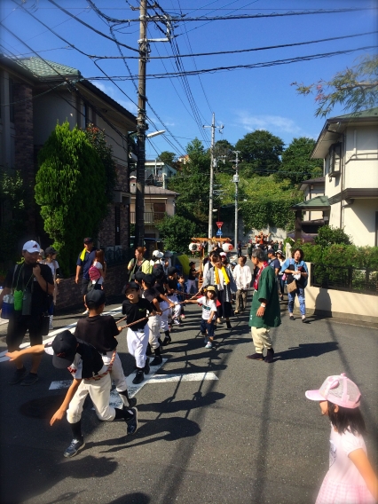 地元・菅生神社の秋祭りに参加しました！